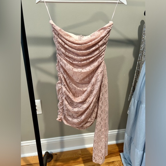 The Vintage Shop Dresses & Skirts - Pink floral strapless, short dress, worn once